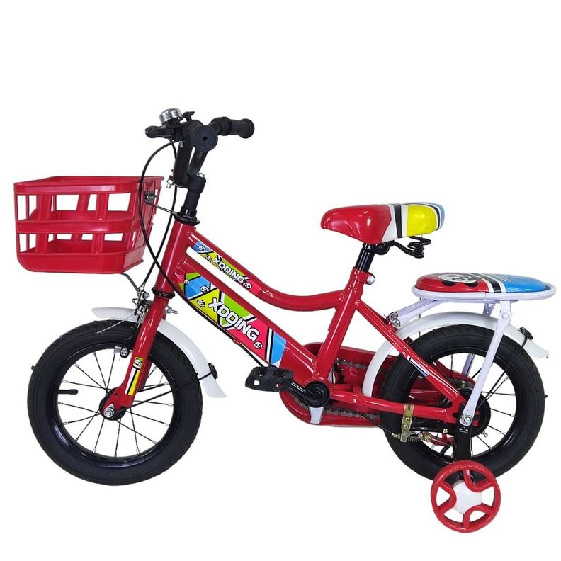Bicicleta Aro 12 Infantil Xdding Roja-1