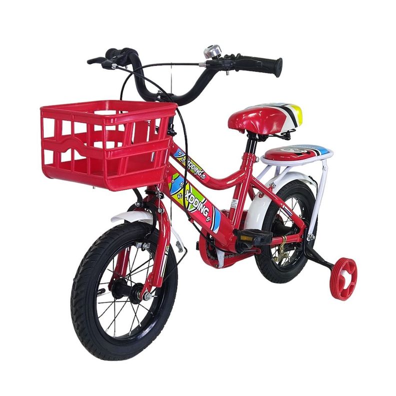 Bicicleta Aro 12 Infantil Xdding Roja-3