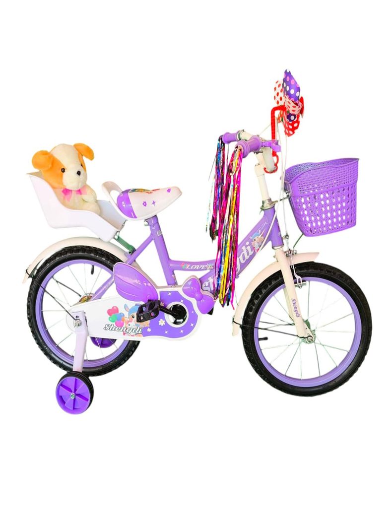 Bicicleta Aro 16 CfBike Cfeng Con Freno Disco Rosado-0