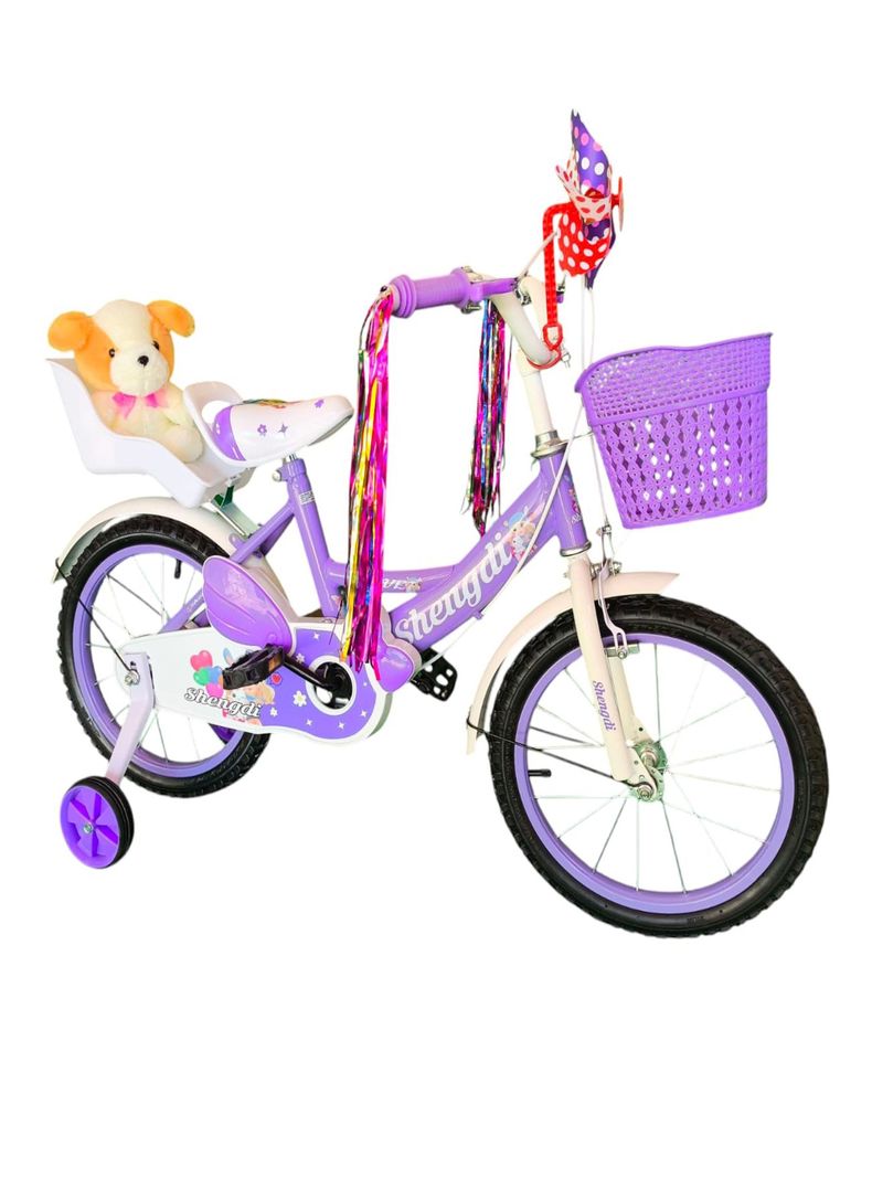 Bicicleta Aro 16 CfBike Cfeng Con Freno Disco Rosado-1