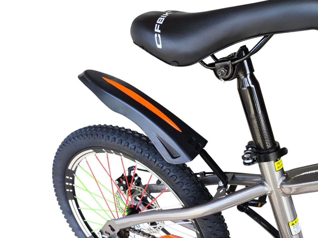Bicicleta Aro 20  Cfeng Con Freno Disco Gris-5