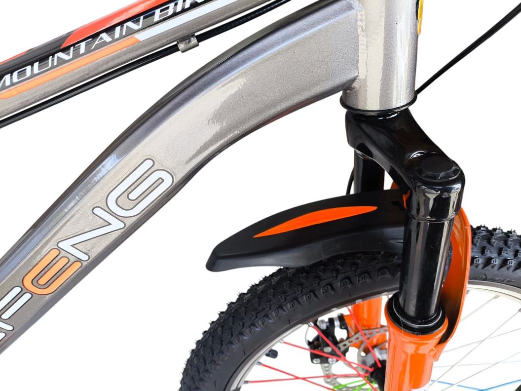 Bicicleta Aro 20  Cfeng Con Freno Disco Gris-6