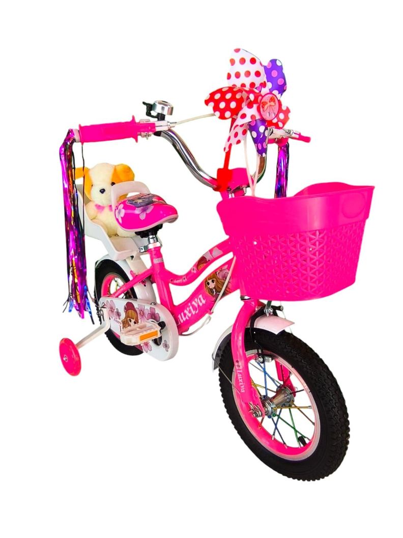 Bicicleta Aro 16 Infantil  Rosado Luxiya-1