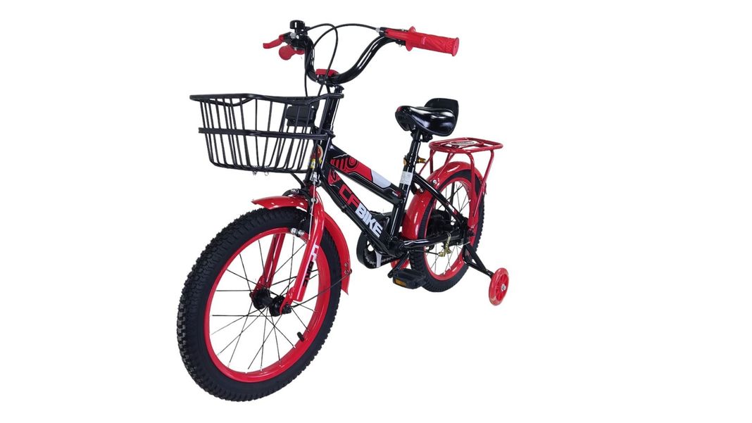 Bicicleta Aro 12 Infantil Cfbike Negro - Rojo-3