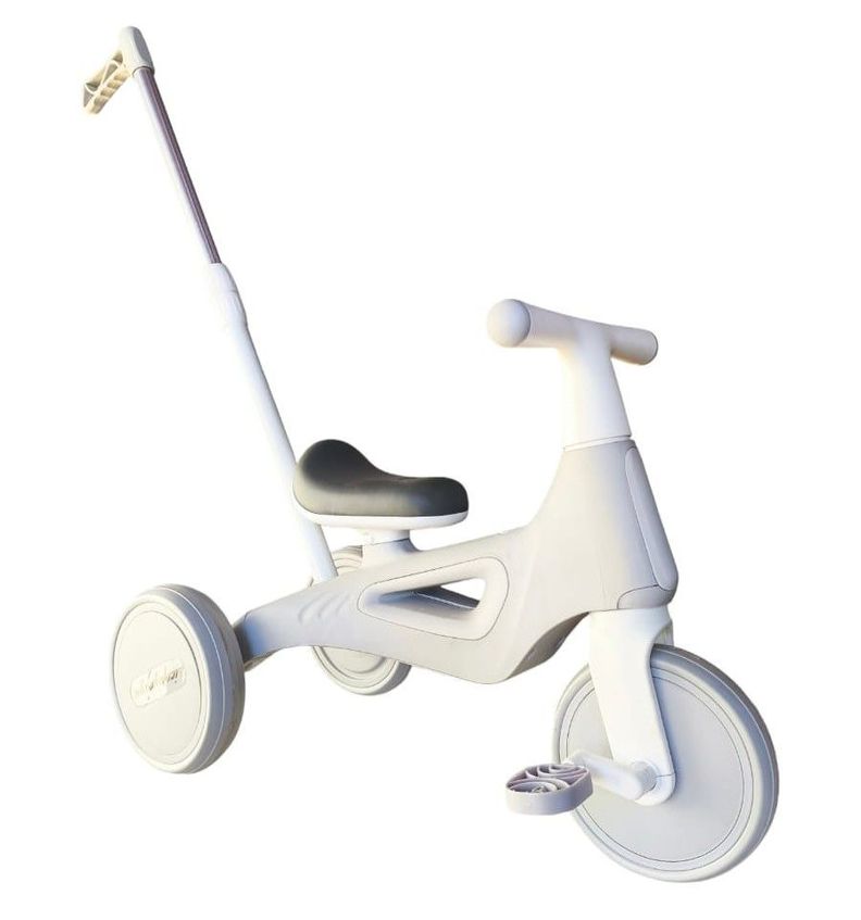 Triciclo Infantil Multifuncional 5 en 1 con Pedales Gris-0