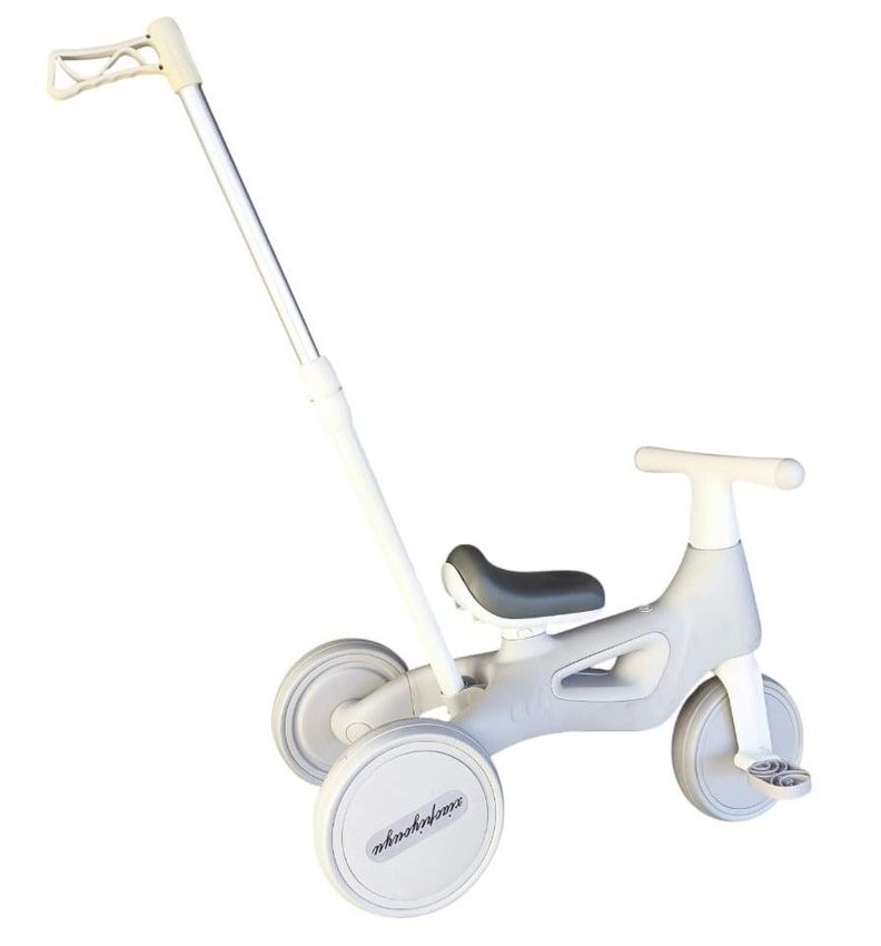 Triciclo Infantil Multifuncional 5 en 1 con Pedales Gris-3