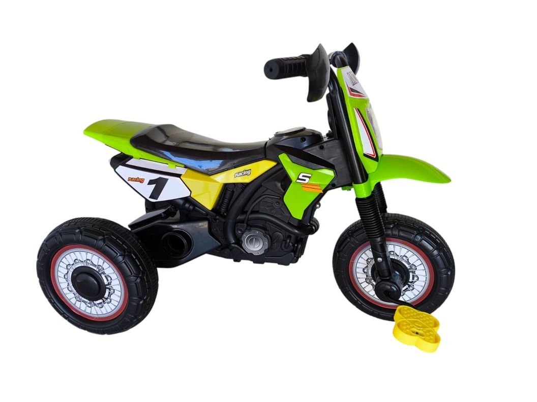 Triciclo Infantil Tipo Moto 3 Ruedas Verde-0