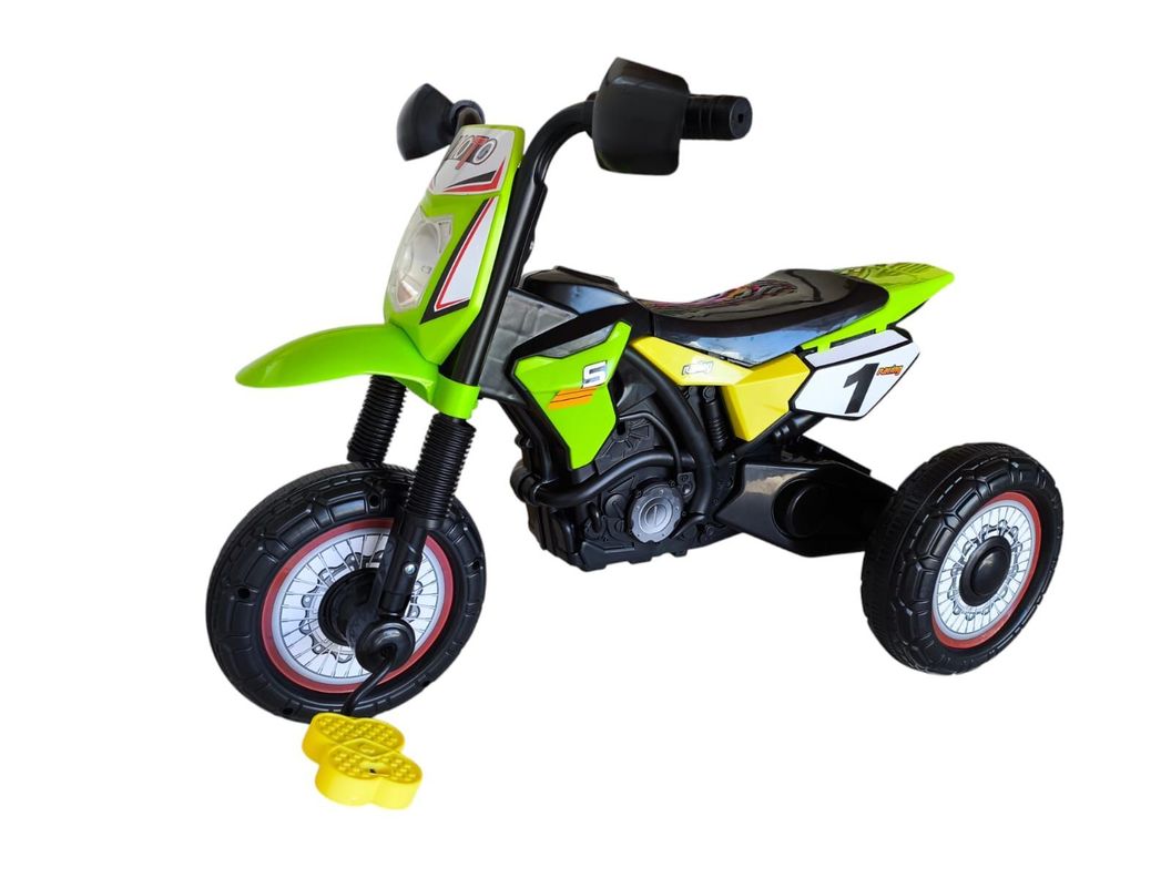 Triciclo Infantil Tipo Moto 3 Ruedas Verde-2