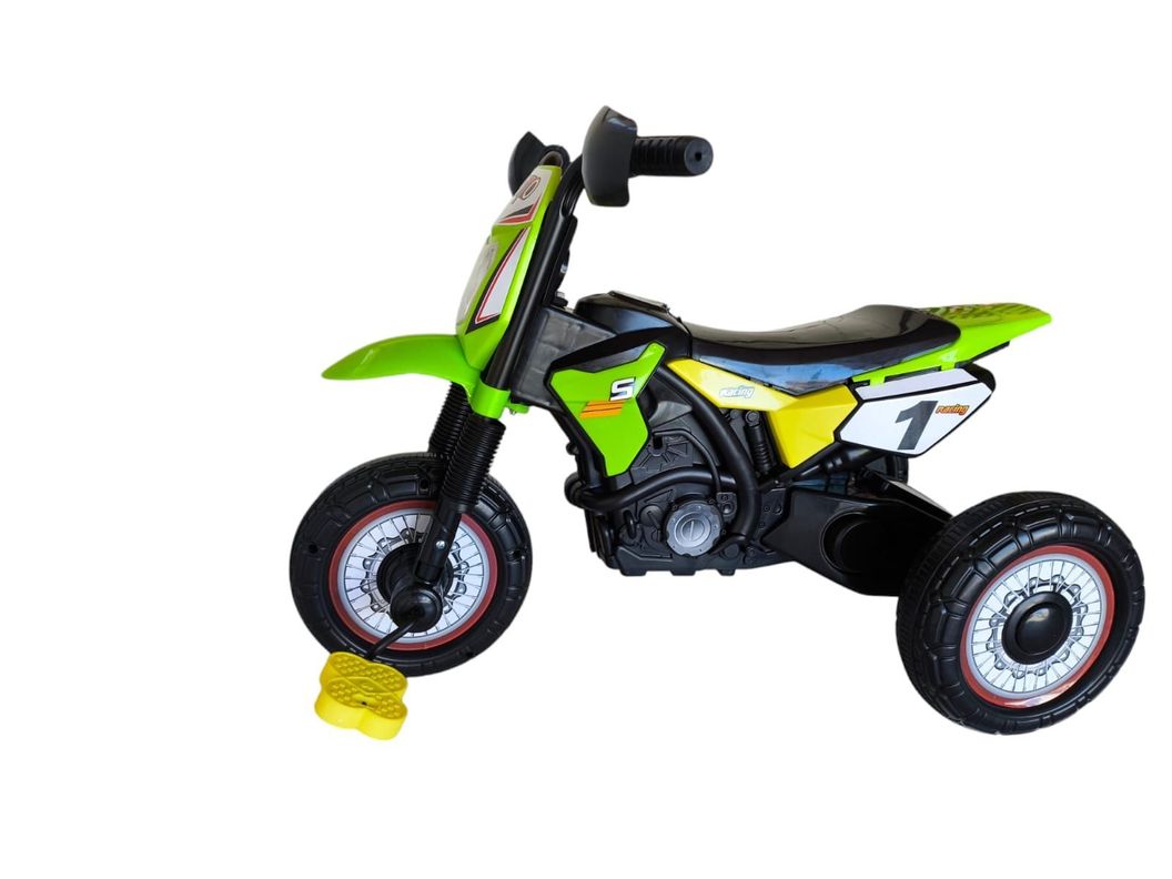 Triciclo Infantil Tipo Moto 3 Ruedas Verde-3