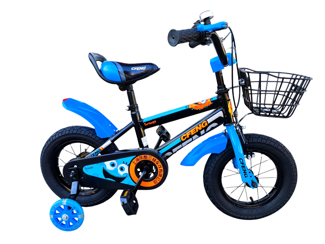 Bicicleta aro 12 Infantil Cfeng Azul-1