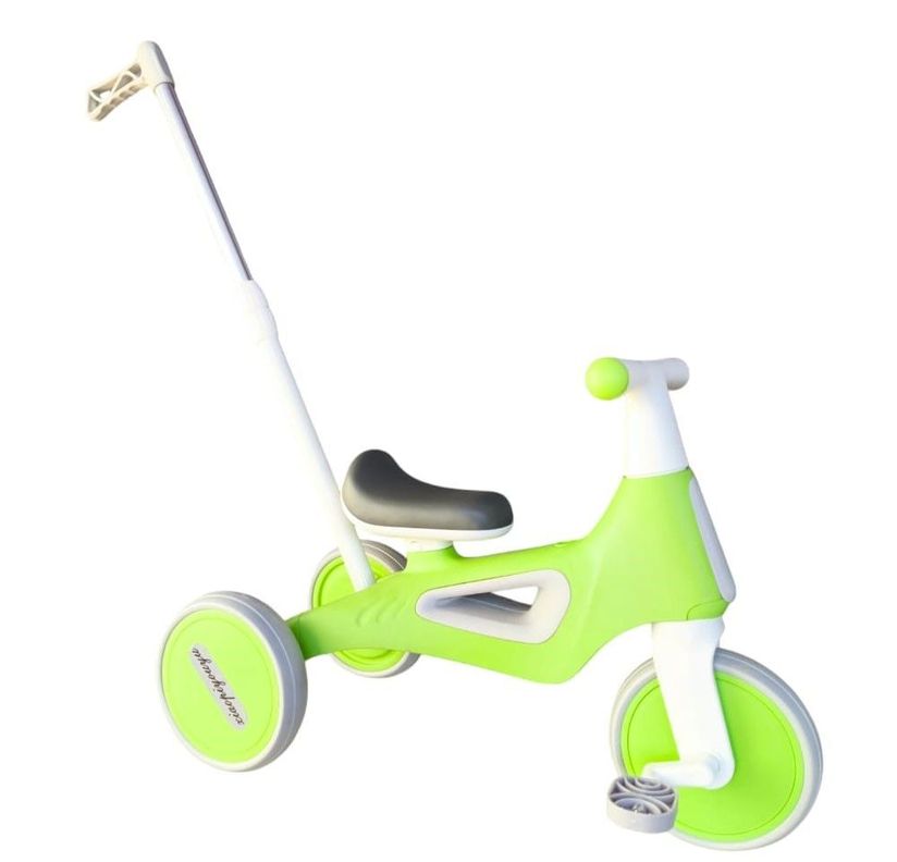 Triciclo Infantil Multifuncional 5 en 1 con Pedales Verde-0