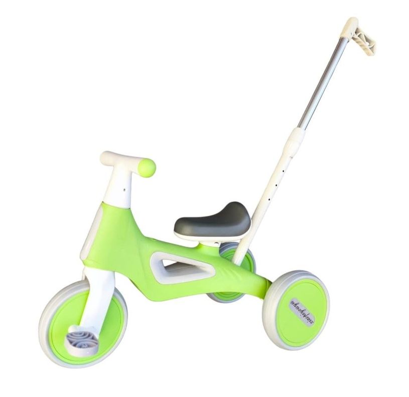 Triciclo Infantil Multifuncional 5 en 1 con Pedales Verde-1