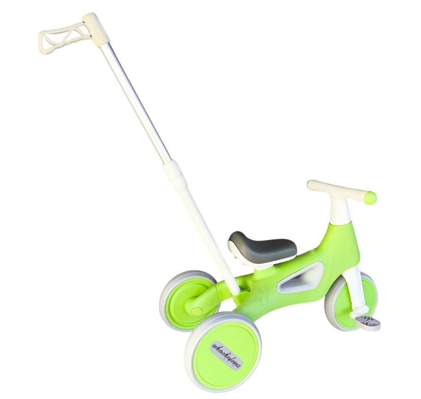 Triciclo Infantil Multifuncional 5 en 1 con Pedales Verde-2
