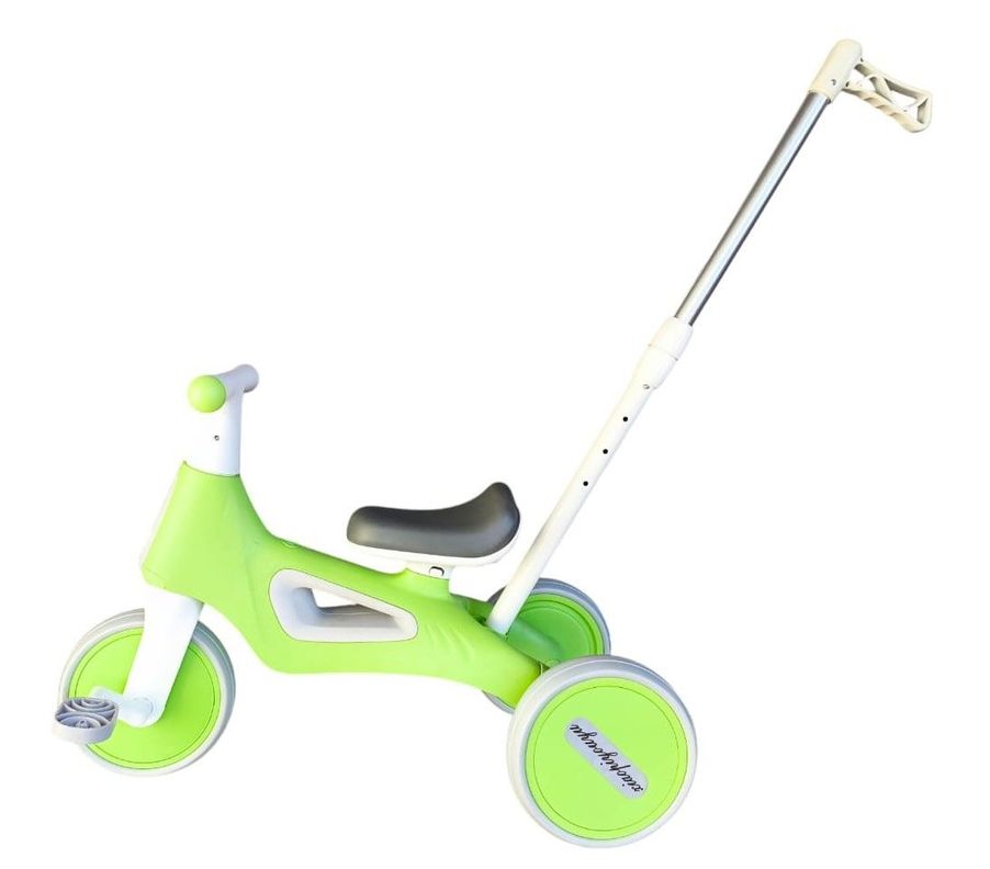Triciclo Infantil Multifuncional 5 en 1 con Pedales Verde-3