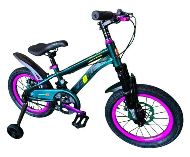 Bicicleta Aro 16  CfBike Cfeng Con Freno Disco Verde-1