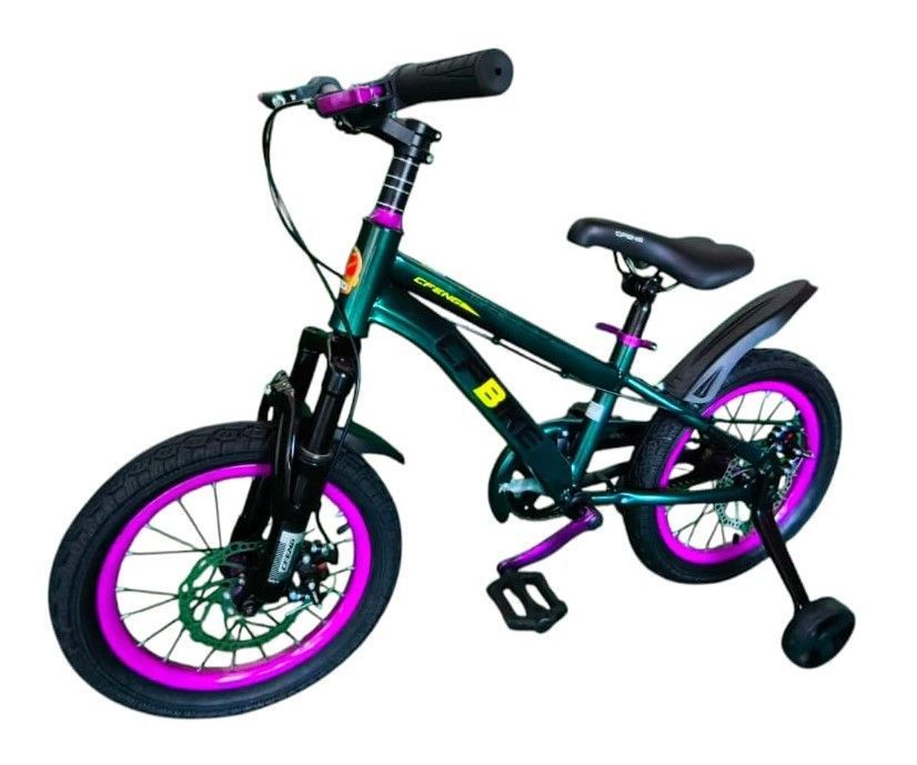 Bicicleta Aro 16  CfBike Cfeng Con Freno Disco Verde.-1