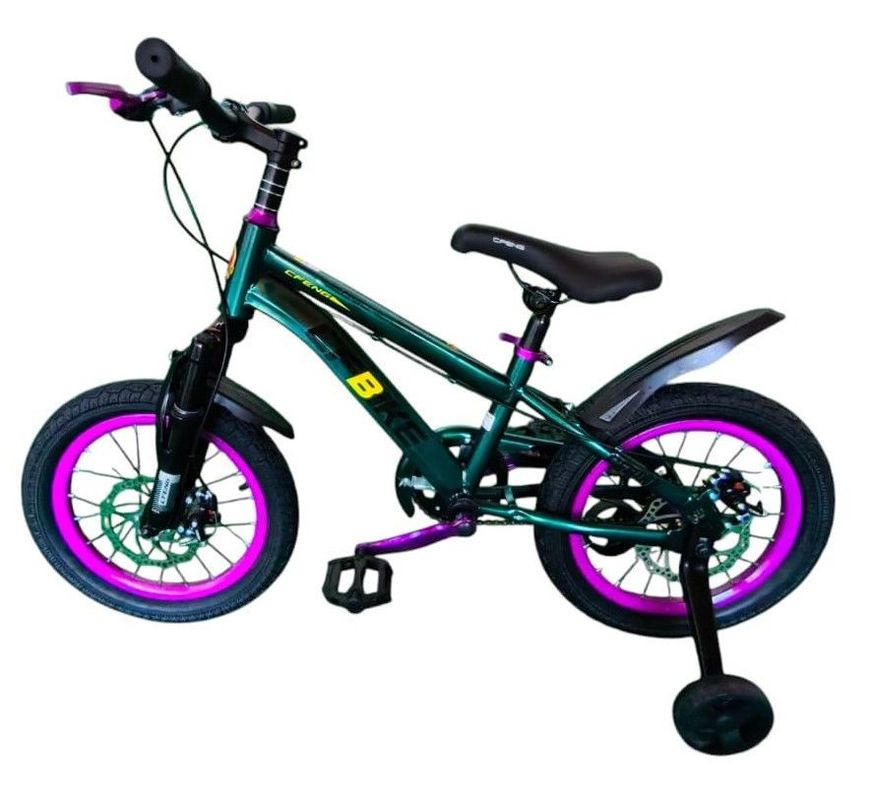 Bicicleta Aro 16  CfBike Cfeng Con Freno Disco Verde.-3