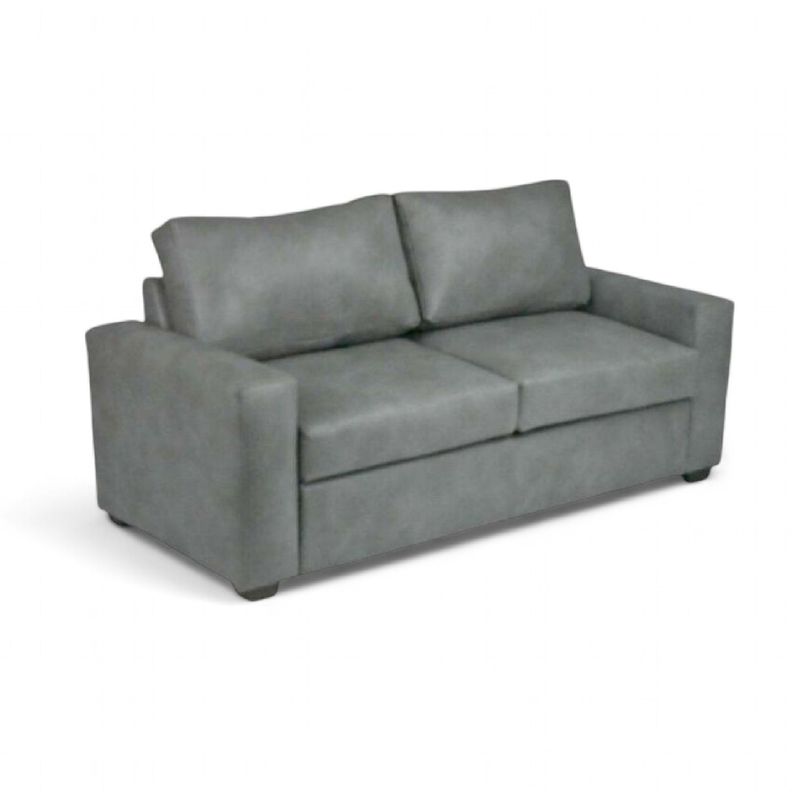 Sofá  3 Cuerpos Ecocuero Gris Perla-1