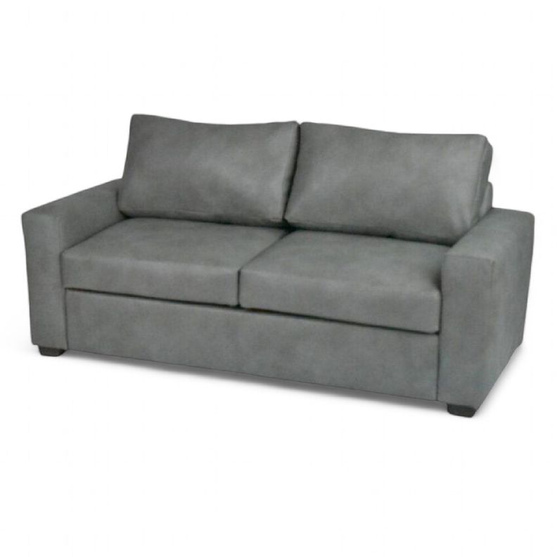 Sofá  3 Cuerpos Ecocuero Gris Perla-2