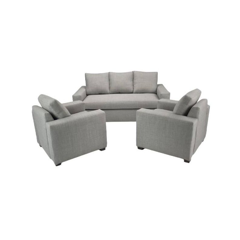 Living Lino Gris Plata 3-1-1-0