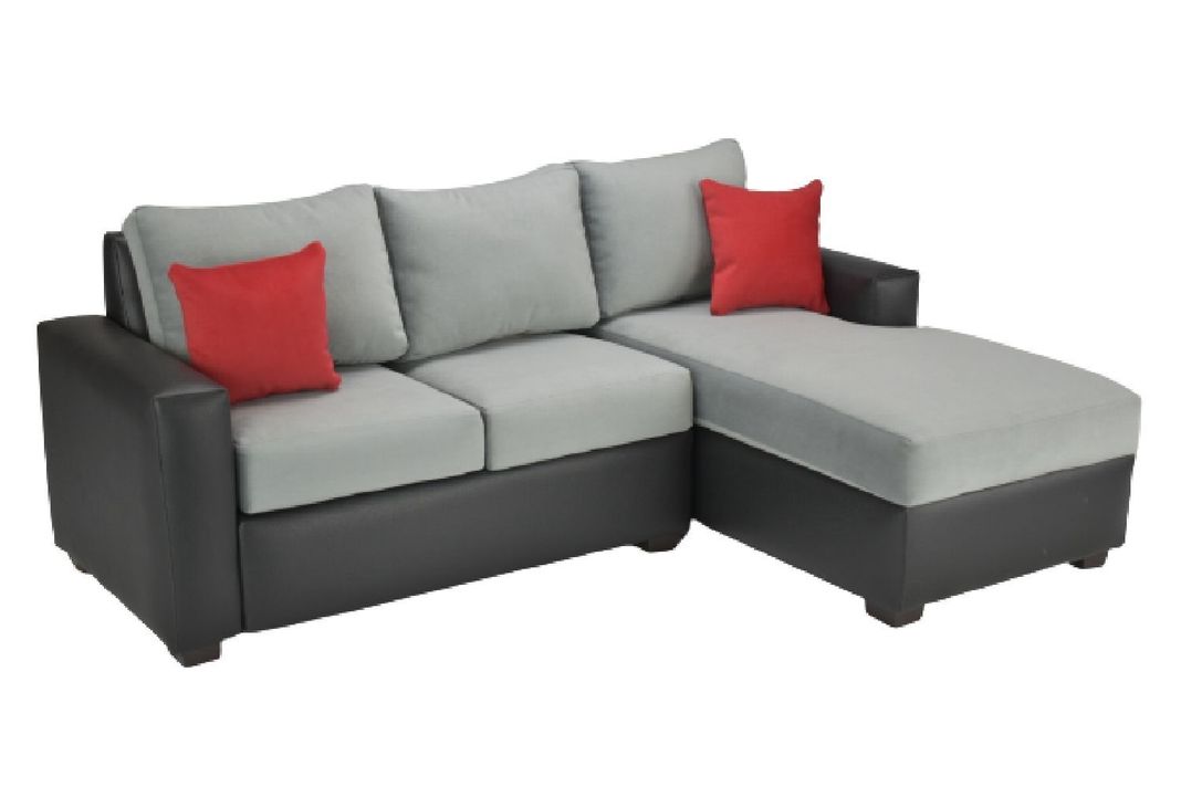 Sofá Seccional Musset 3C Gris-Negro-1