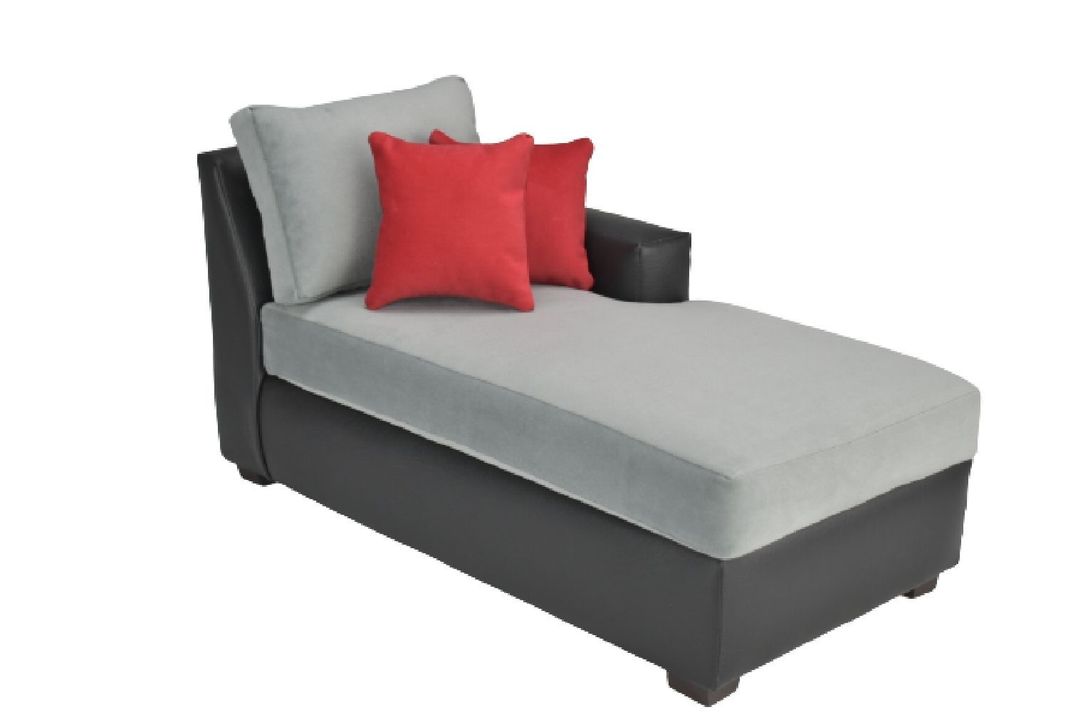 Sofá Seccional Musset 3C Gris-Negro-3