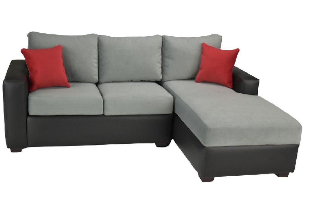 Sofá Seccional Musset 3C Gris-Negro-0
