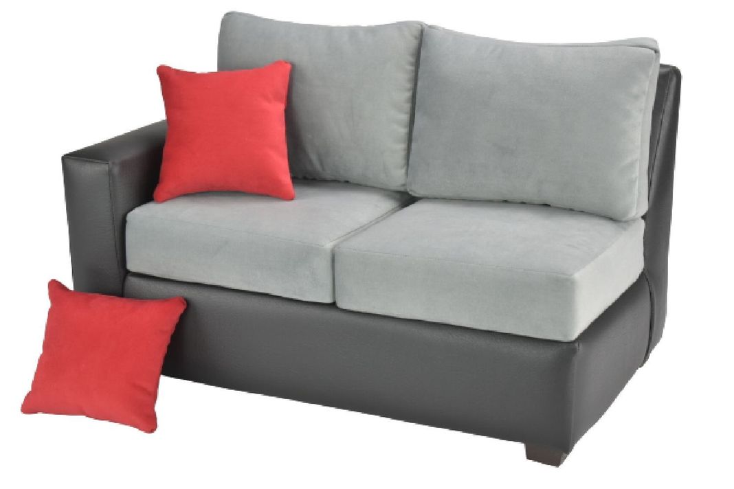 Sofá Seccional Musset 3C Gris-Negro-4