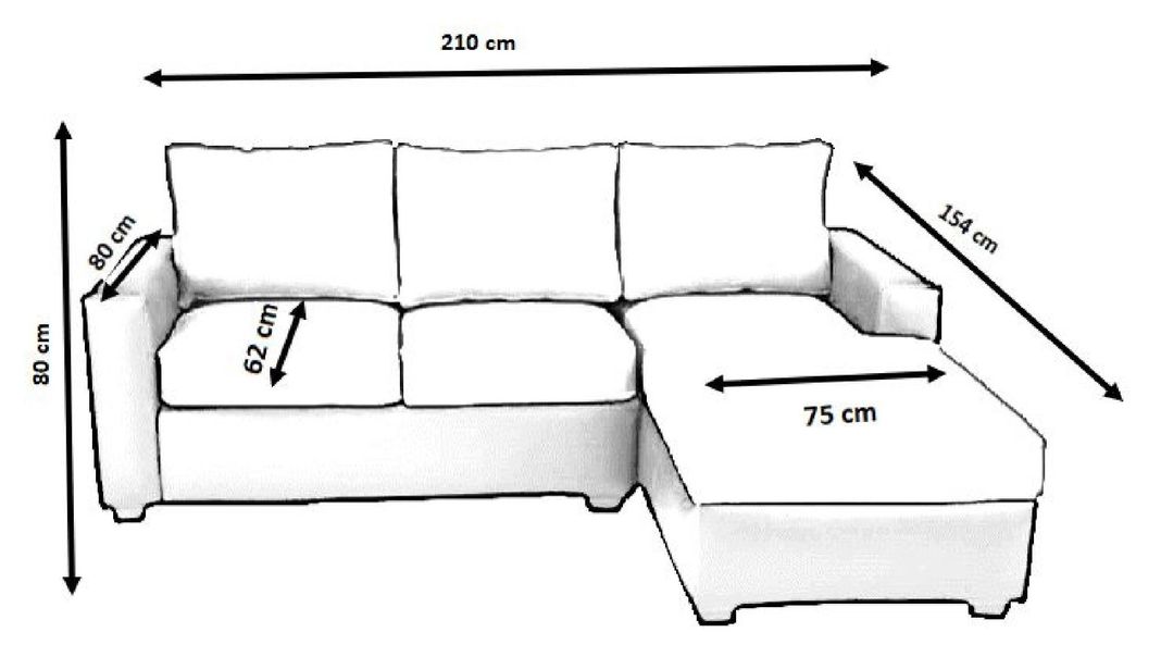 Sofá Seccional Musset 3C-7