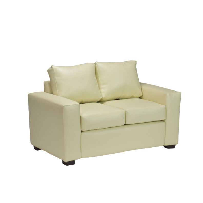 Sofá Romme 2 Cuerpos Marfil + 2 Pouf-3