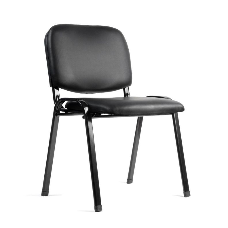 Silla visita iso tapizada ecocuero Negro