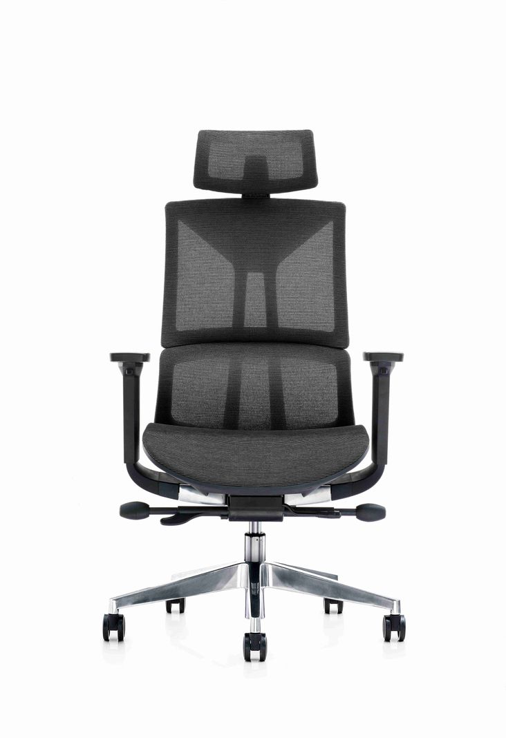 Silla Gerencial Premium de Oficina Serena Negro