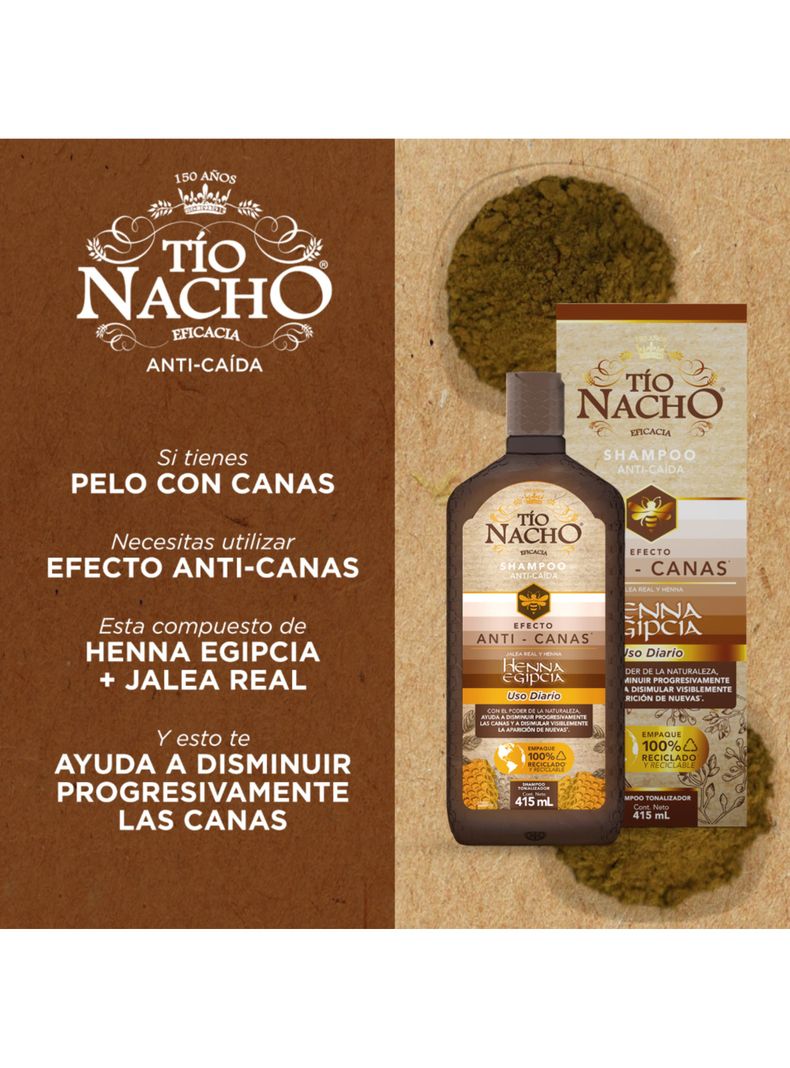 Tio Nacho Anti-Canas Henna Egipcia 950 Ml-3
