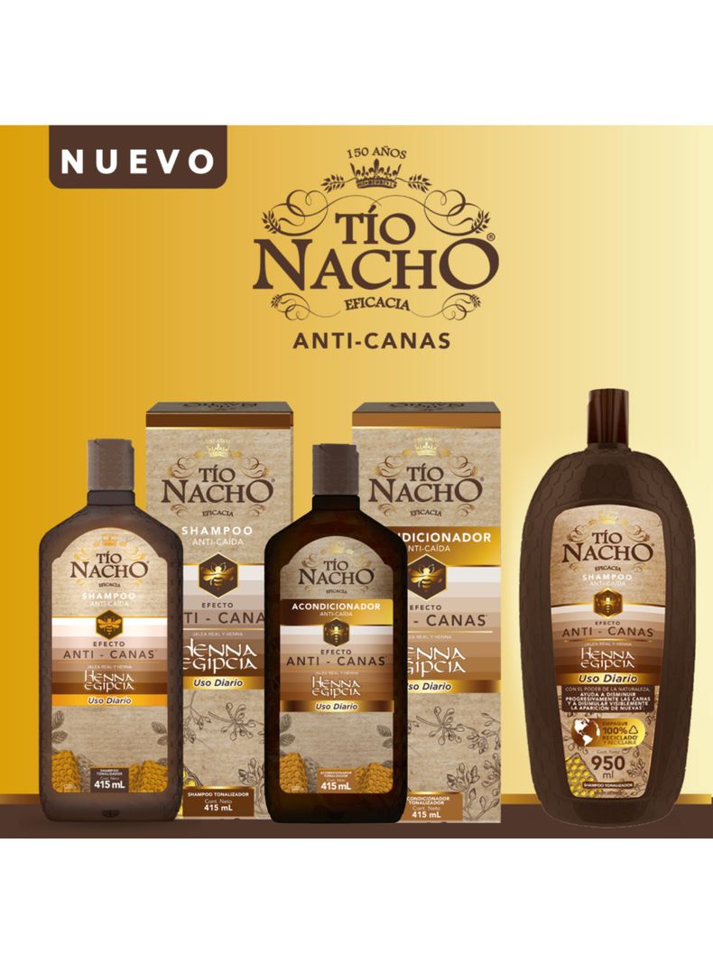 Tio Nacho Anti-Canas Henna Egipcia 950 Ml-4