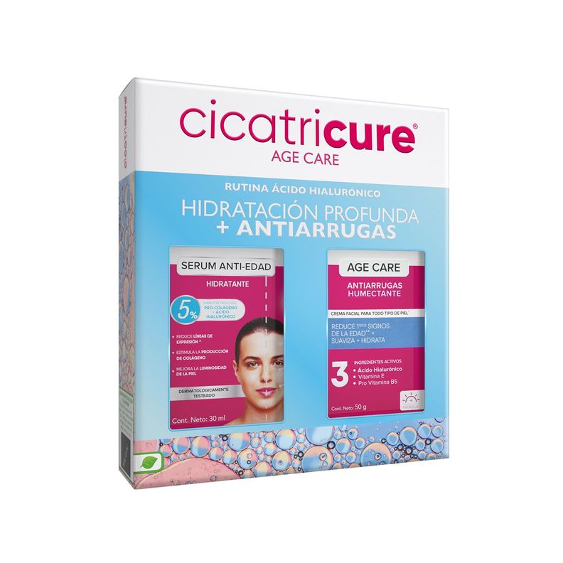 Cicatricure Sérum Ant Hid 30Ml+Age Care Cre Humectante 50Gr-1