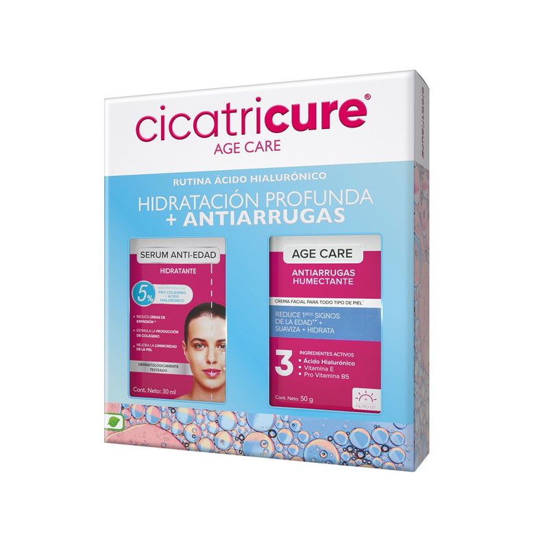 Cicatricure Sérum Ant Hid 30Ml+Age Care Cre Humectante 50Gr-2