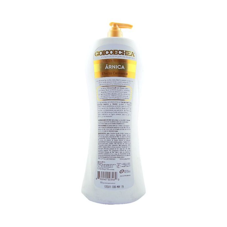 Goicoechea Arnica Crema Para Piernas 1 Litro-2