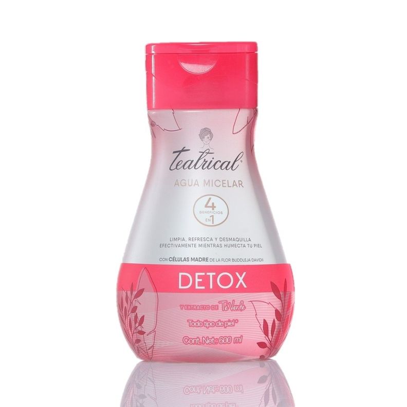 Teatrical Agua Micelar Te Verde - Detox 600 ML Transparente [ 9997 ]