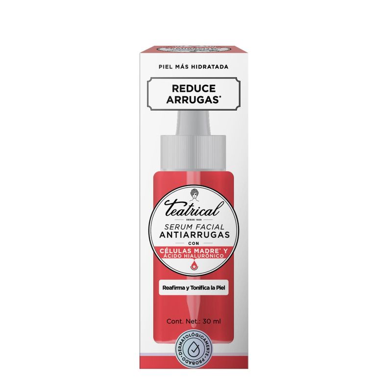 Teatrical Serum Antiarrugas Con Ácido Hialurónico 30Ml-2