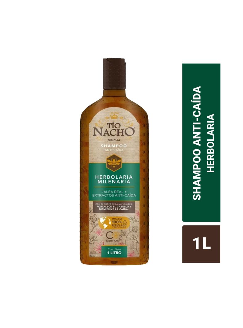 Tío Nacho Shampoo Herbolaria Anti Caída 1 LT-0