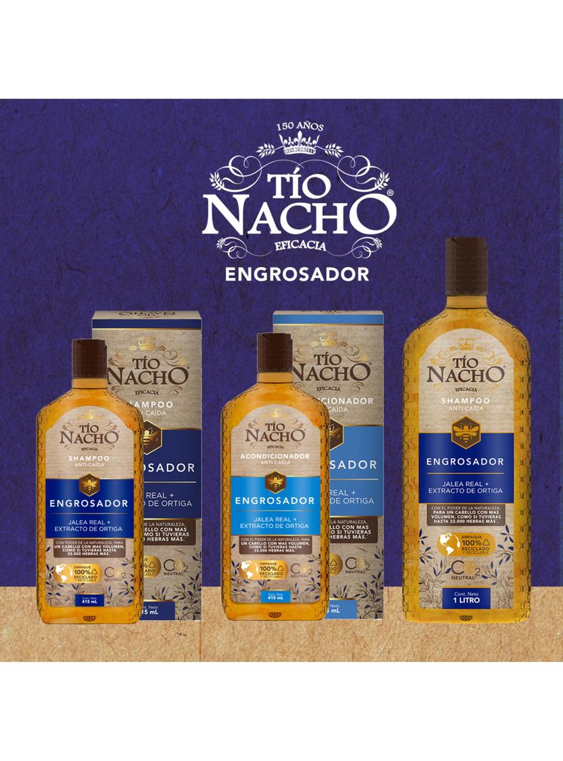 Tío Nacho Shampoo Engrosador 1 LT-5