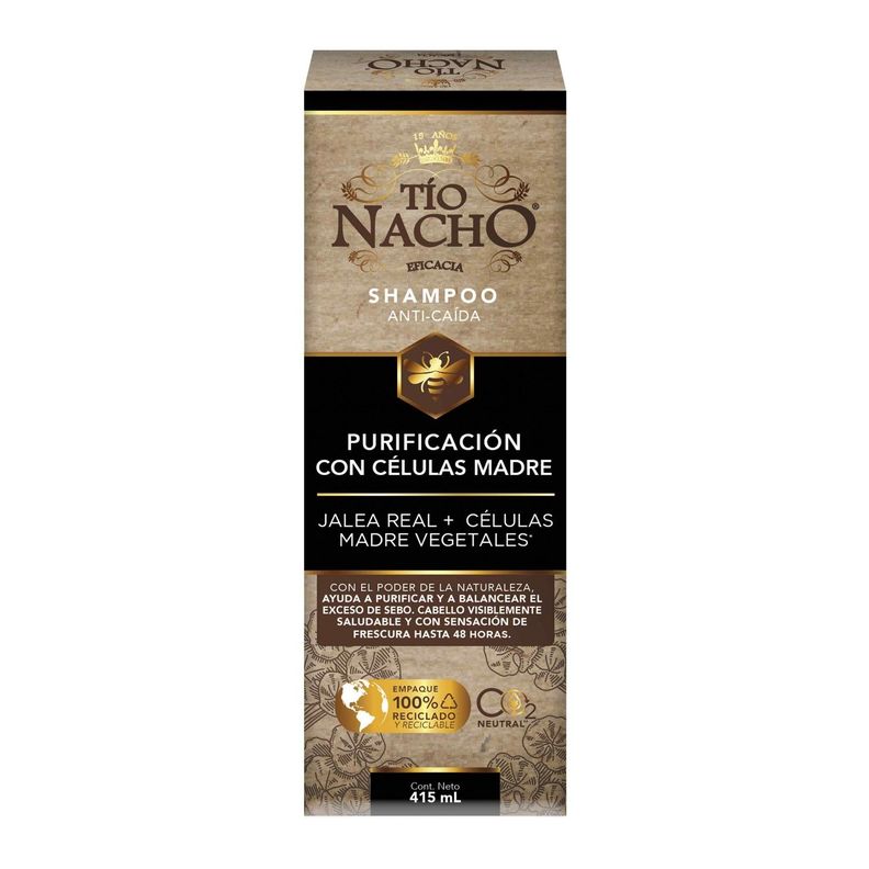 Tío Nacho Shampoo Células Madre Vegetales 415 ML-3
