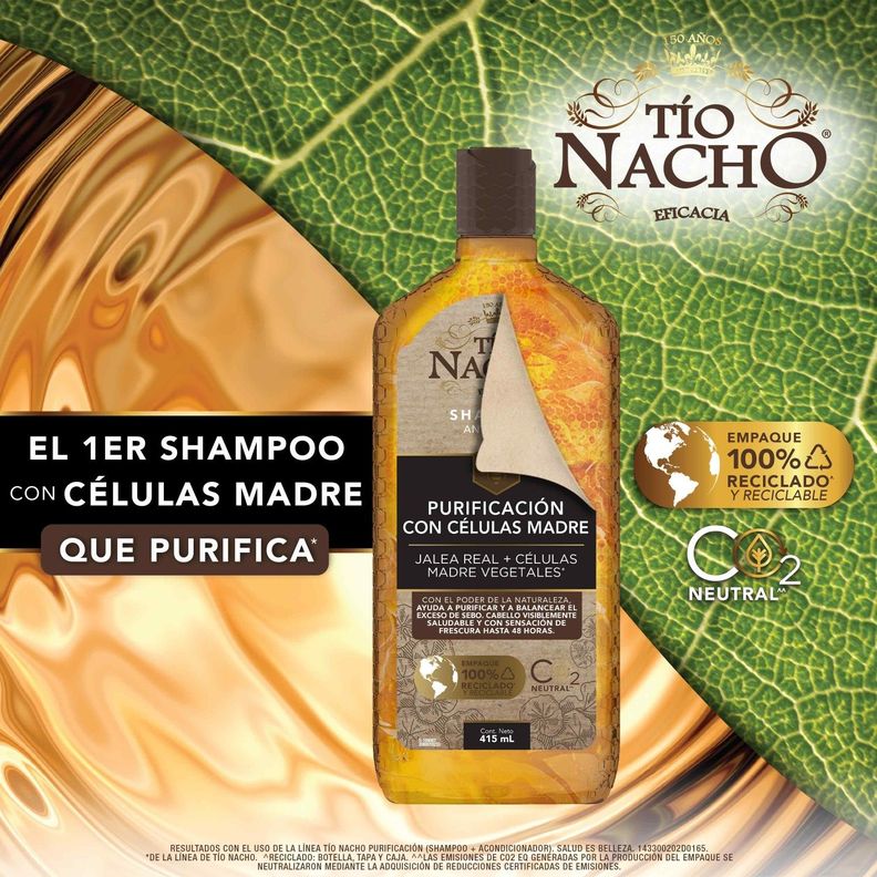Tío Nacho Shampoo Células Madre Vegetales 415 ML-4