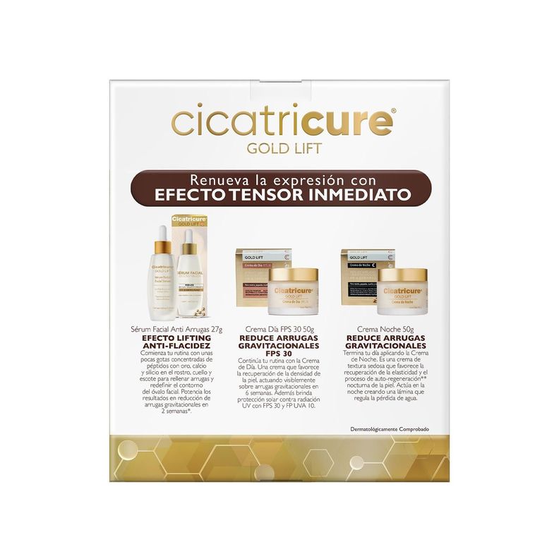Pack Cicatricure Gold Lift Crema Dia+Noche+Serum-1
