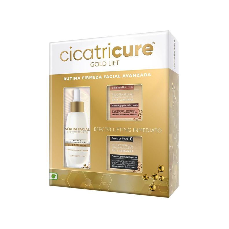 Pack Cicatricure Gold Lift Crema Dia+Noche+Serum-2