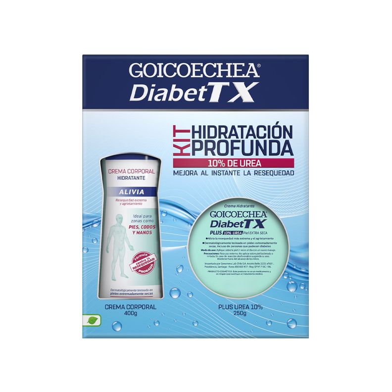 Pack Goicoechea Diabettx Crema Plus Urea + Crema Hidratante-0