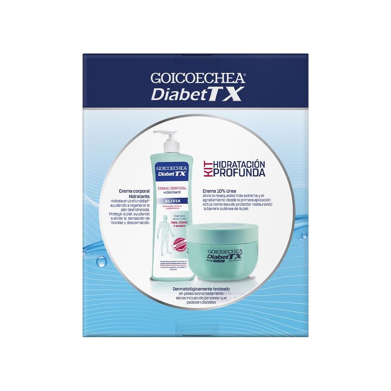 Pack Goicoechea Diabettx Crema Plus Urea + Crema Hidratante-1