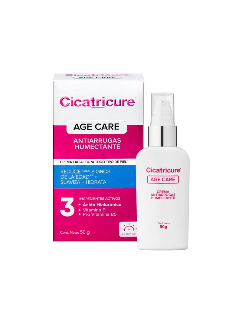 Cicatricure Age Care Crema Antiarrugas Humectante 50 G-0