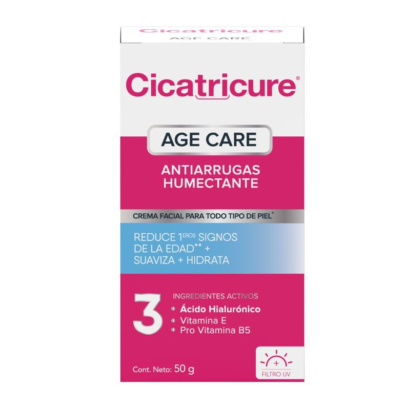 Cicatricure Age Care Crema Antiarrugas Humectante 50 G-1