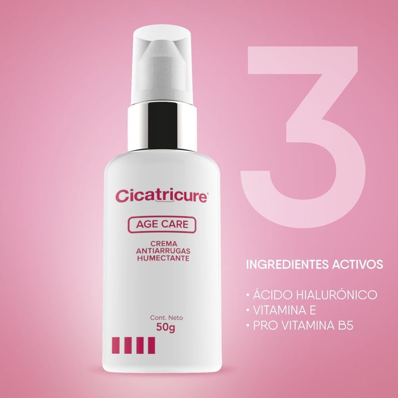 Cicatricure Age Care Crema Antiarrugas Humectante 50 G-8